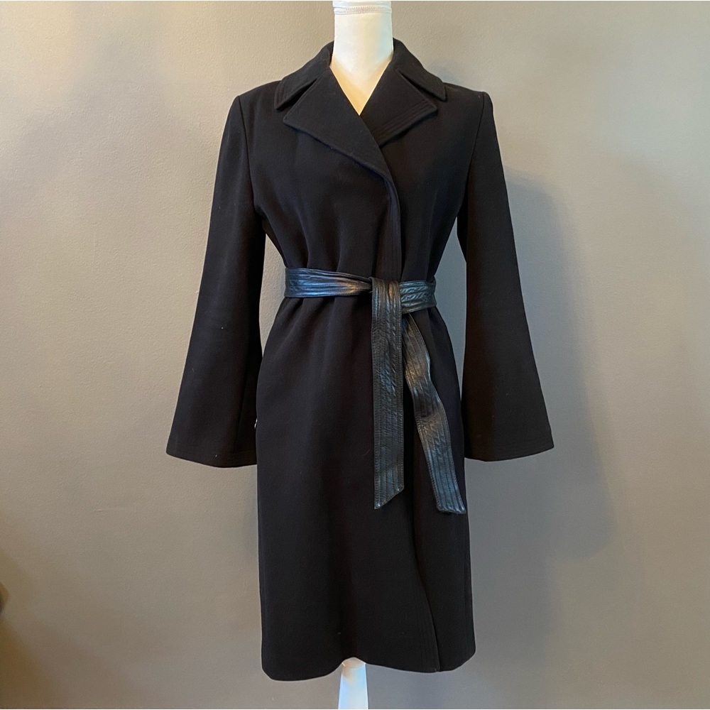 Kenneth Cole black wool coat
